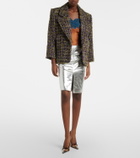 Saint Laurent Wool-blend tweed blazer