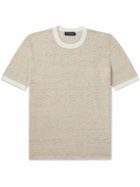 Thom Sweeney - Cotton and Linen-Blend T-Shirt - Neutrals