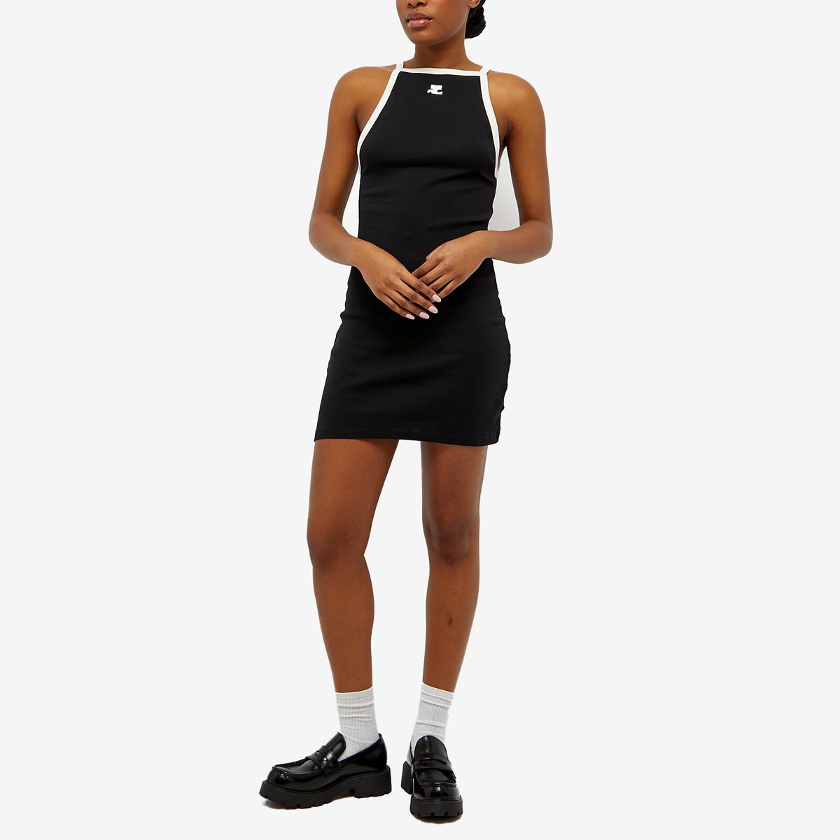 Courreges Women's Courrèges Light Ribs Contrast Dress in