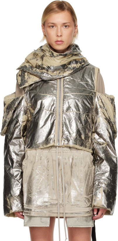 Photo: Rick Owens DRKSHDW Silver Concordians Convertible Jacket