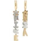 Givenchy 'Givenchy Letters' Asymmetric Earrings