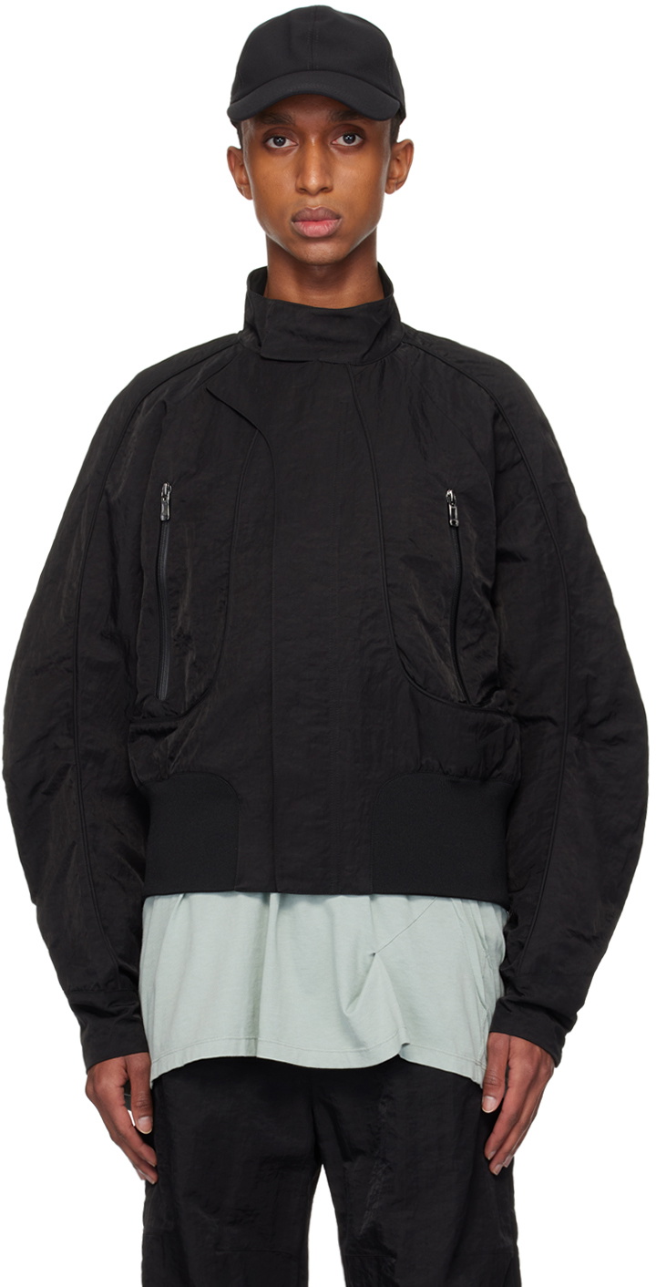 ジャケット・アウター A. A. Spectrum SPEEDWAY Shell Jacket A. A. Spectrum Black Speedway Shell Bomber Jacket A. A. Spectrum