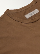 Rag & Bone - Miles Organic Cotton-Jersey T-Shirt - Brown