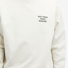 Drôle de Monsieur Men's Not From Paris Madame Crew Sweat in Mastic