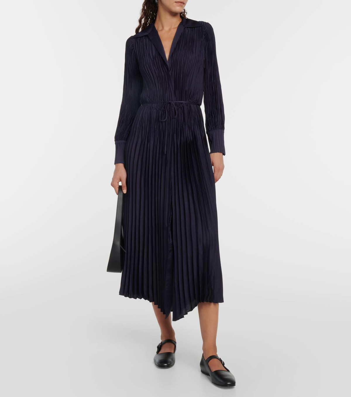 Vince Pleated midi dress Vince