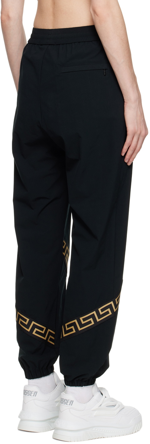 Versace Underwear Black Greca Border Lounge Pants Versace Underwear