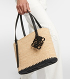Loewe Paula's Ibiza Anagram Small raffia basket tote
