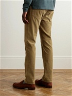 Sid Mashburn - Slim-Fit Straight-Leg Cotton-Corduroy Trousers - Brown