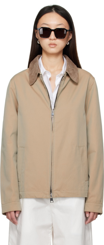 Photo: Meta Campania Collective Beige Owen Cotton Tonic Coaching Jacket