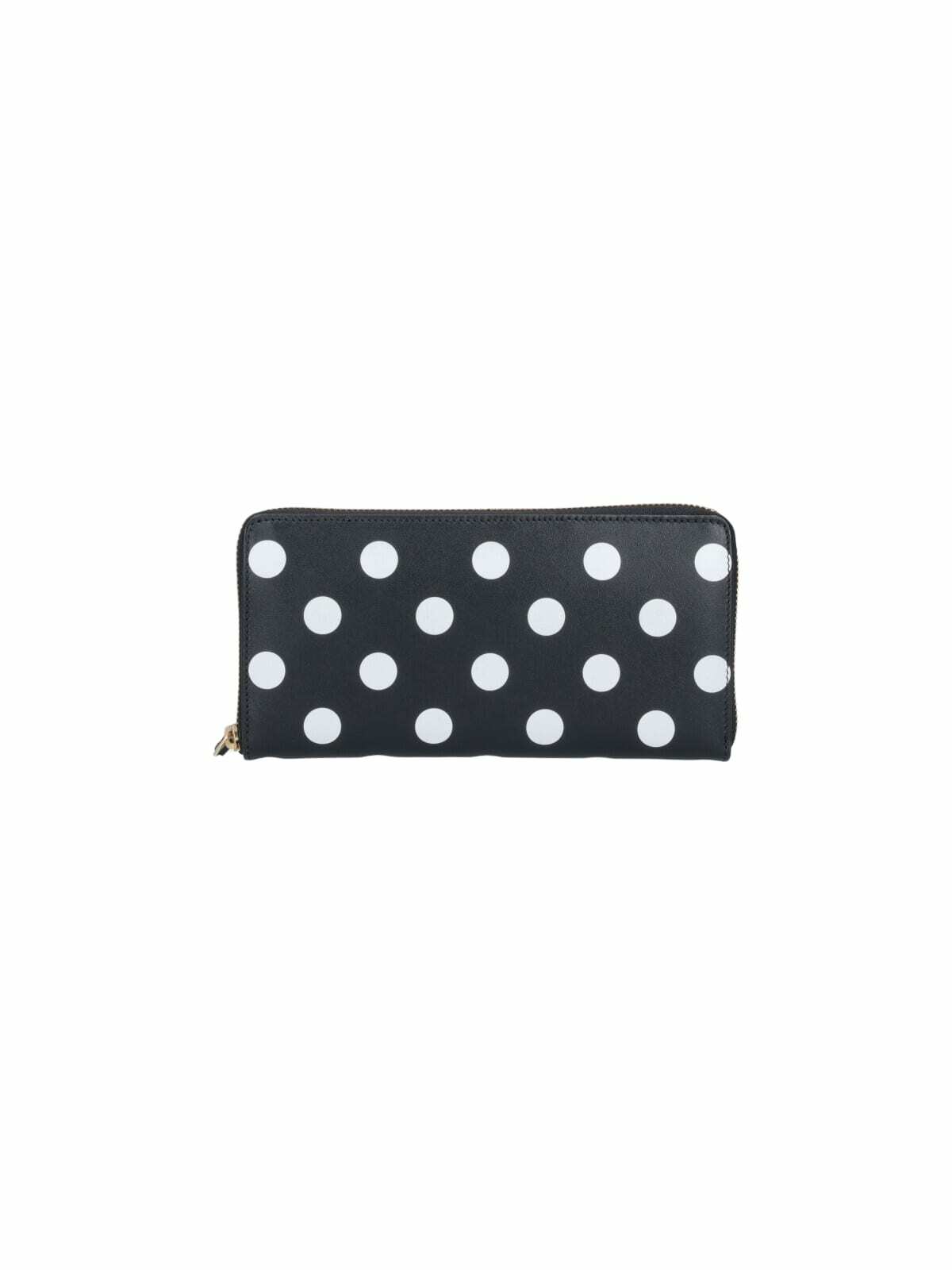 Comme des Garçons Wallet Polka Dot Zip Wallet