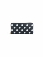 Comme des Garçons Wallet Polka Dot Zip Wallet