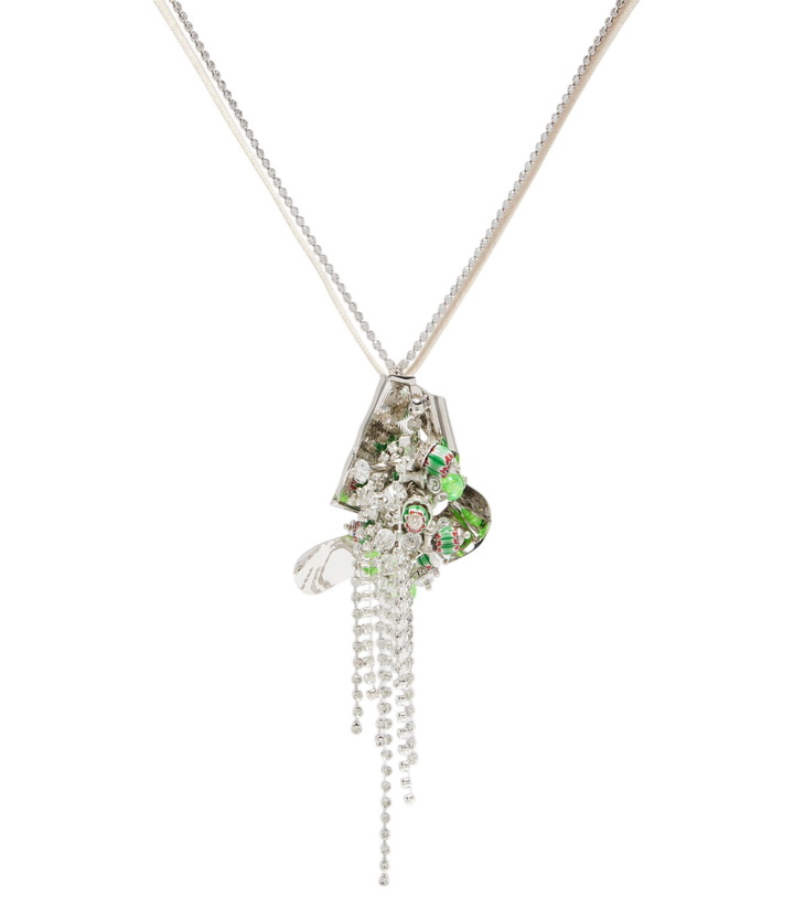 Photo: Dries Van Noten Embellished charm necklace