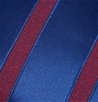 Charvet - 7.5cm Striped Wool and Silk-Blend Jacquard Tie - Blue
