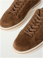 Dunhill - Metropolitan Suede Sneakers - Brown