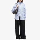 Saks Potts Women's Eyelet William Shirt in Noble Blue