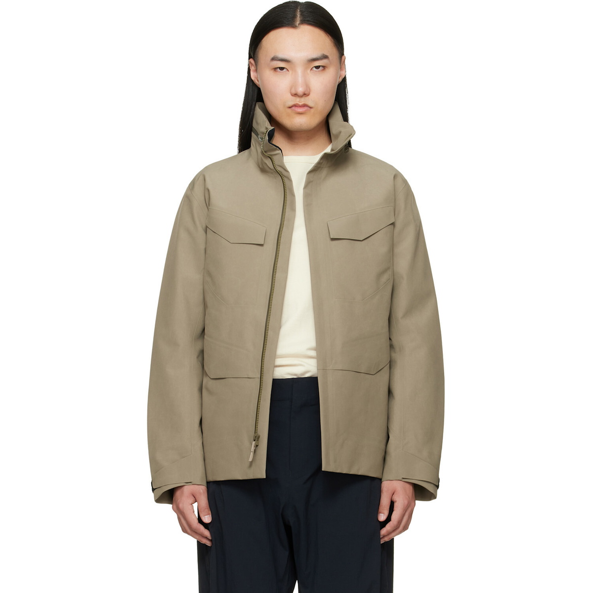 Veilance Beige Field Jacket