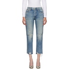 Amo Blue Rigid Babe Jeans