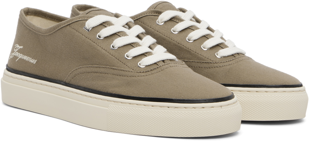 JACQUEMUS Khaki 'The Féfé' Sneakers
