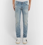 Dolce & Gabbana - Slim-Fit Distressed Stretch-Denim Jeans - Indigo