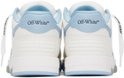 Off-White White & Blue Out Of Office Sneakers