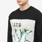 Loewe Men's Printed Mohair Crew Knit in Black