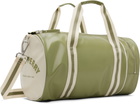 Fred Perry Green Classic Barrel Bag