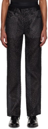 Helmut Lang Black Bubblewrap Worker Trousers