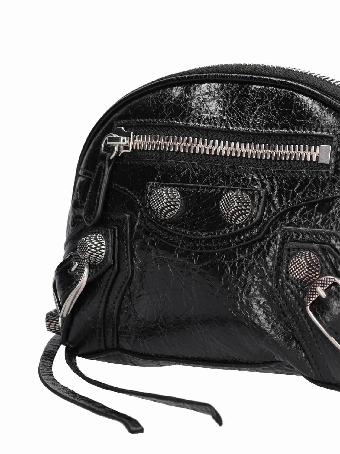 BALENCIAGA - Xs Le Cagole Leather Cosmetic Pouch Balenciaga