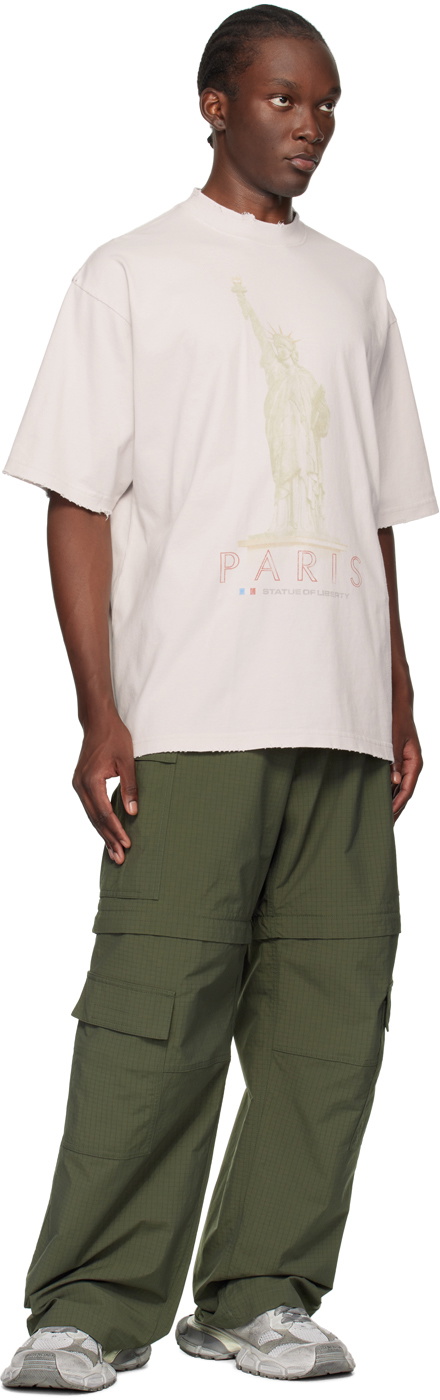Balenciaga Off-White 'Paris Liberty' T-Shirt Balenciaga