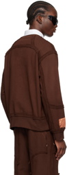 YAKU SSENSE Exclusive Brown 99-Defense Sweatshirt