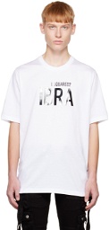 Dsquared2 White 'Ibra' Slouch T-Shirt