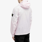 Stone Island Men's Crinkle Reps Hooded Jacket in Pink
