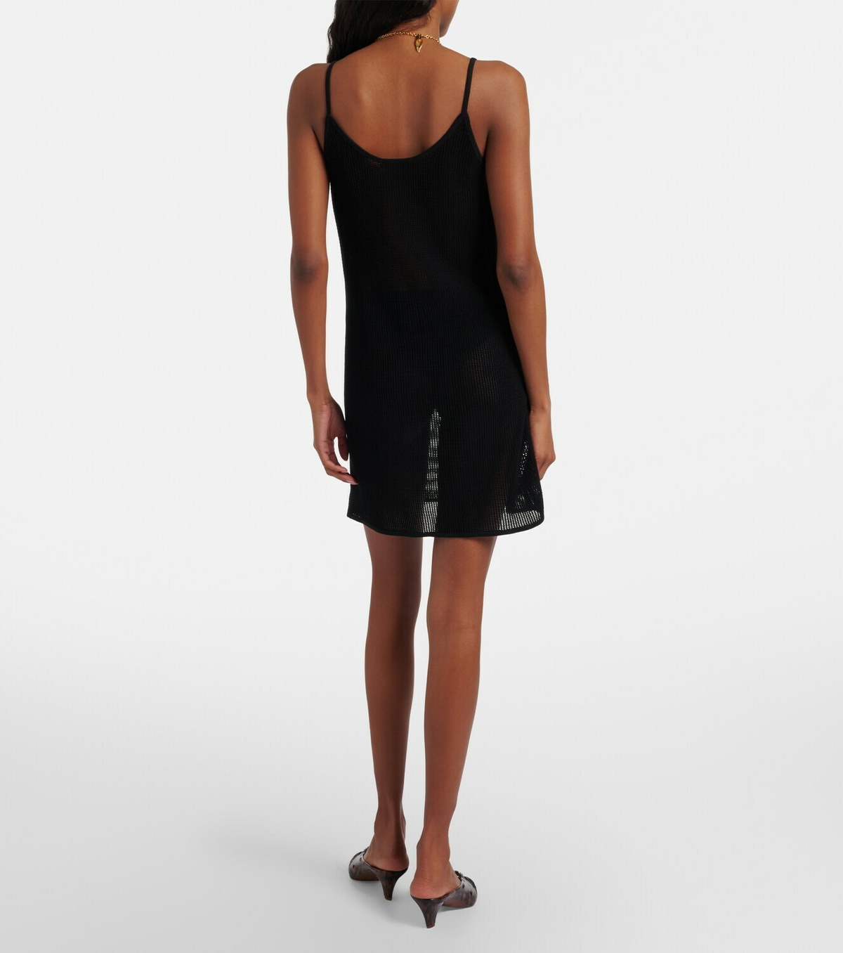 Chloé Embroidered cotton minidress