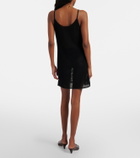 Chloé Embroidered cotton minidress