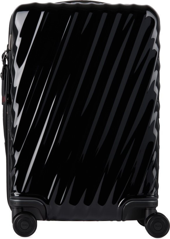 Photo: Tumi Black International Expandable 4 Wheeled Carry-On Suitcase