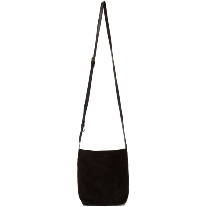 Ann Demeulemeester Black Suede Shoulder Bag Ann Demeulemeester