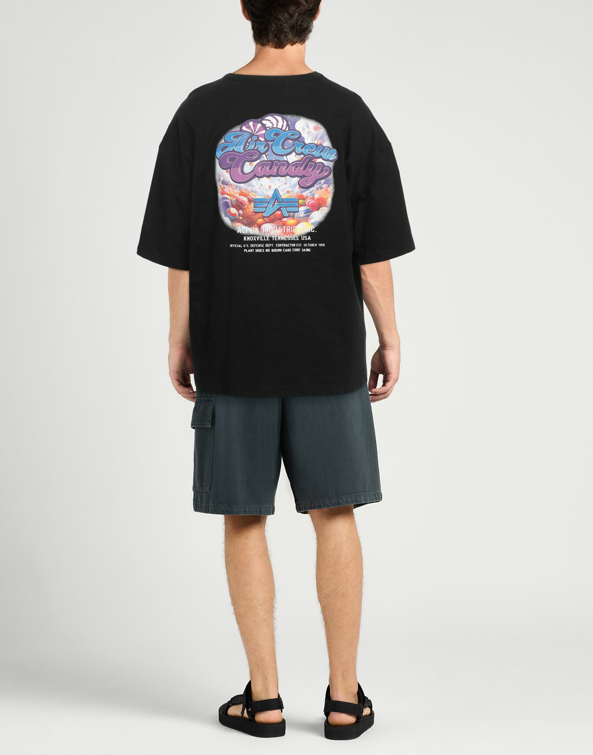 Alpha Industries Mens T-shirt in Black