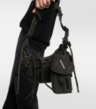 Balenciaga Le Cagole XS denim shoulder bag