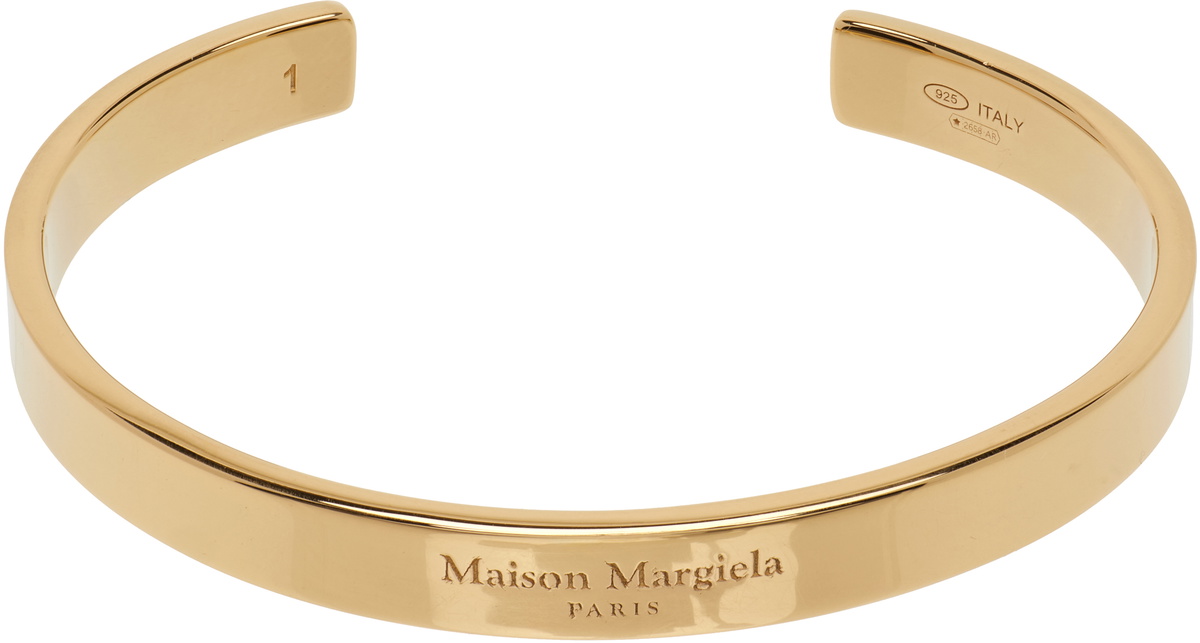 Maison Margiela Logo Reference Cuff Bracelet Maison Margiela