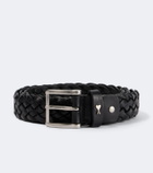 Ami Paris Paris Paris braided leather belt