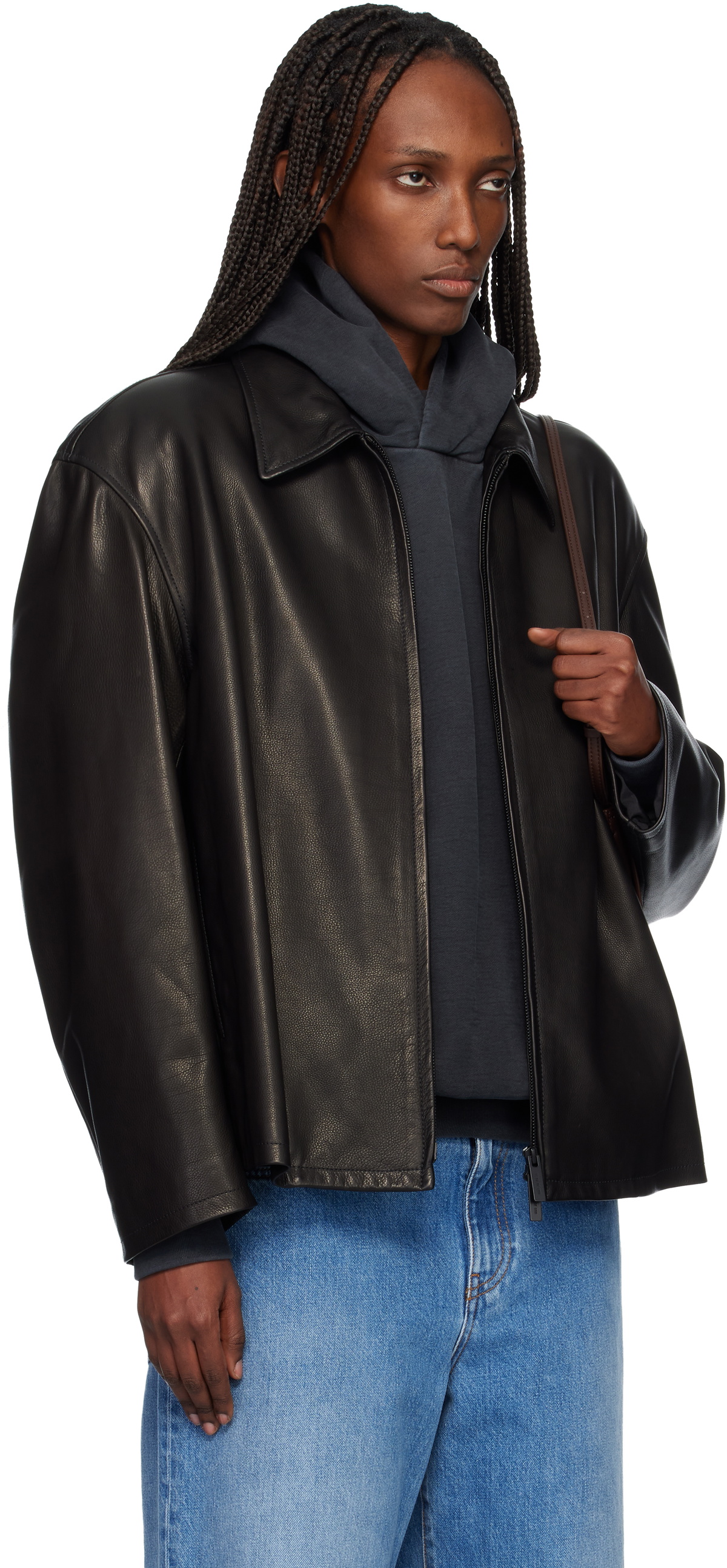 Fear of God Black Rider Leather Jacket