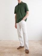 Zegna - Cotton-Jersey Polo Shirt - Green