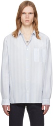 A.P.C. White & Blue Malo Shirt