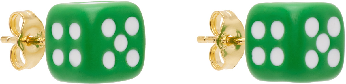 VEERT 'The Enamel Dice' Earrings