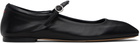 Aeyde Black Uma Mary-Jane Flats