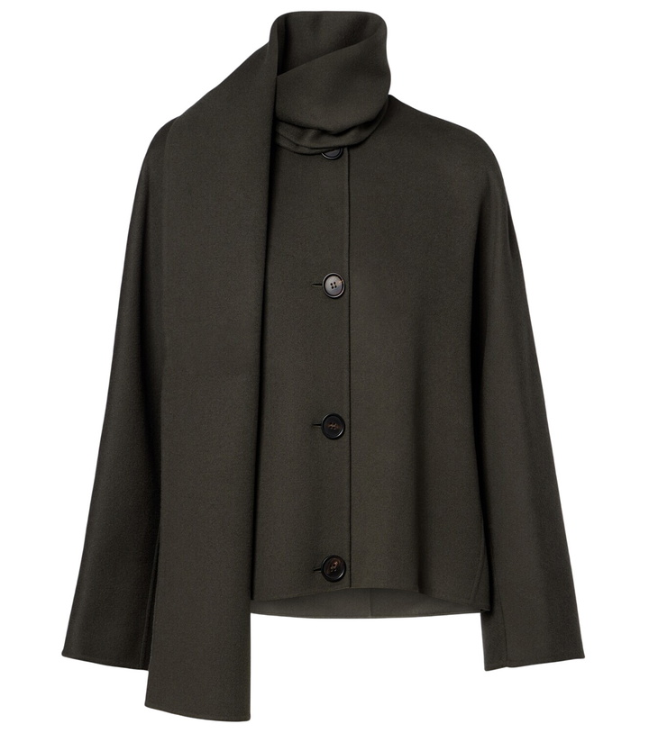 Photo: 'S Max Mara Kate scarf-detail virgin wool jacket