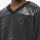 Moncler Men's Genius x Fragment Long Sleeve Hockey T-Shirt in Black