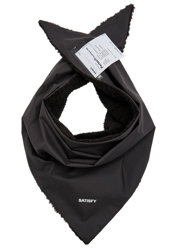 Photo: Satisfy Pertex Ghostfleece Shell Bandana - Black - One Size
