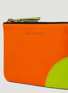 Super Fluo Zip Wallet in Orange