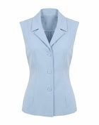Chiara Boni La Petite Robe Womens Blazer Sky in Blue